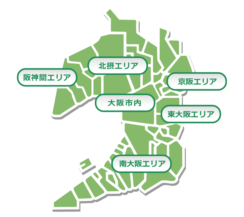 派遣地域地図